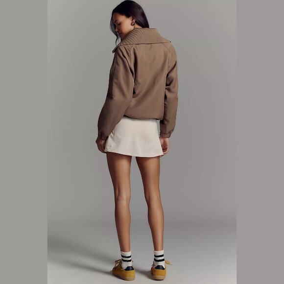 NEW Varley - Size L Women's Morven Blouson Jacket - Taupe - Picture 3 of 4